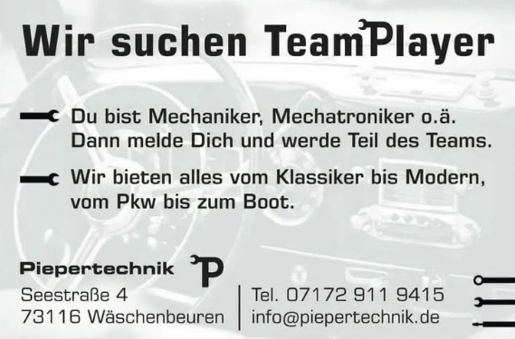 Wir suchen TeamPlayer